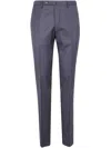 Incotex Slim Fit Chino Trousers In Gray
