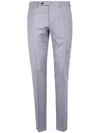 Incotex Slim Fit Chino Trousers In Gray