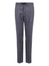 Incotex "chino Slim Fit" Trousers In Gray