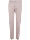 Incotex "chino Slim Fit" Trousers In Pink