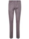Incotex Slim Fit Chino Trousers In Purple