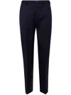 Incotex "chino Straight Fit" Trousers In Blue