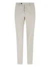 Incotex High-waisted Beige Chino Pants With Straight Leg Design In Beige