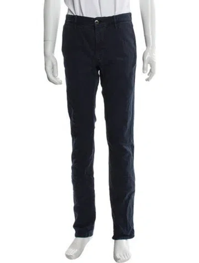 Pre-owned Incotex Chinos In Blue