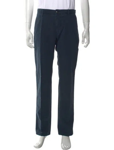 Pre-owned Incotex Chinos In Blue