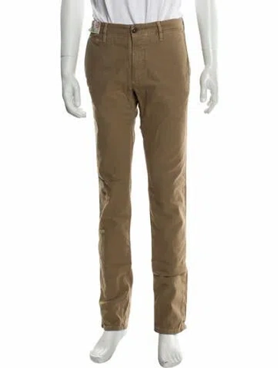 Pre-owned Incotex Chinos In Brown
