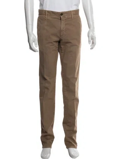 Pre-owned Incotex Chinos In Brown
