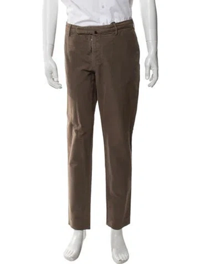 Pre-owned Incotex Chinos In Brown