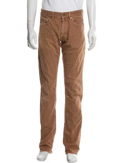 Pre-owned Incotex Chinos In Brown
