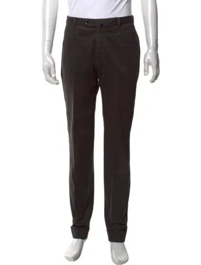 Pre-owned Incotex Chinos In Brown