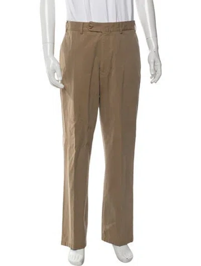 Pre-owned Incotex Chinos In Brown