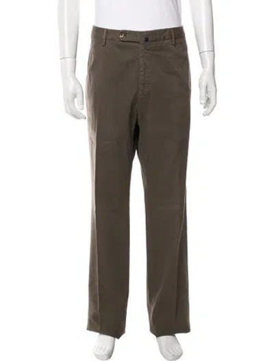 Pre-owned Incotex Chinos In Brown