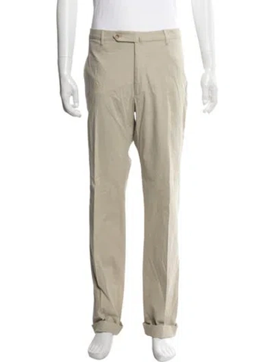 Pre-owned Incotex Chinos In Brown/neutrals