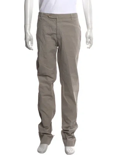 Pre-owned Incotex Chinos In Gray
