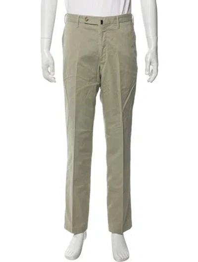 Pre-owned Incotex Chinos In Green