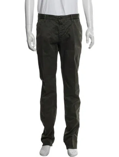 Pre-owned Incotex Chinos In Green