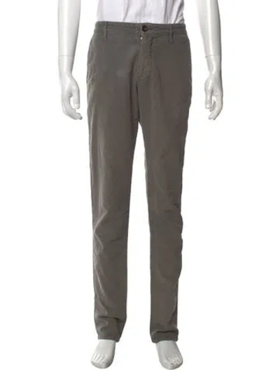 Pre-owned Incotex Chinos In Grey