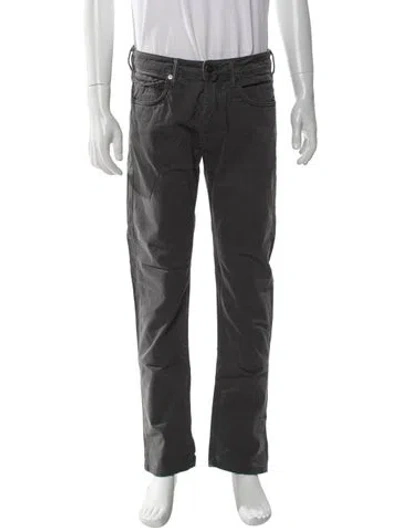 Pre-owned Incotex Chinos In Grey