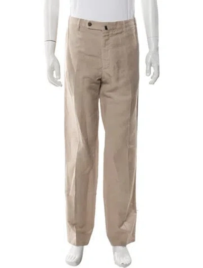 Pre-owned Incotex Chinos In Neutral
