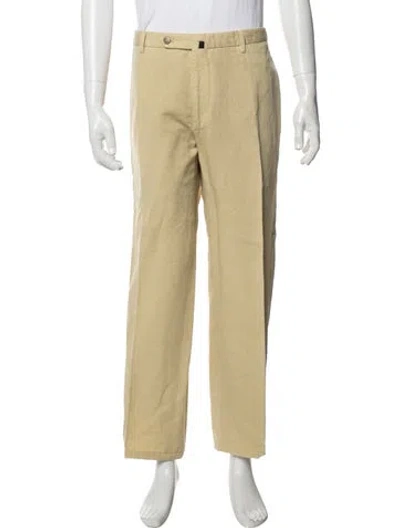 Pre-owned Incotex Chinos In Neutrals