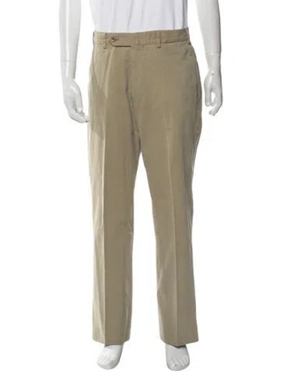 Pre-owned Incotex Chinos In Neutrals