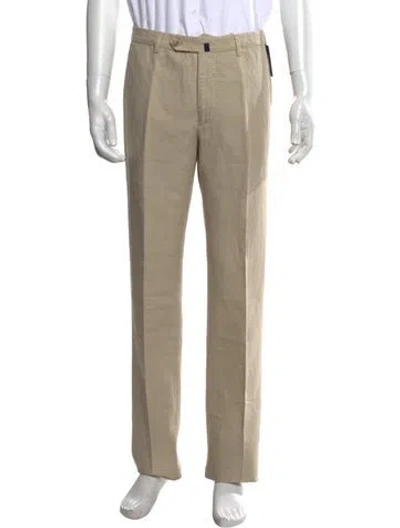 Pre-owned Incotex Chinos In Neutrals