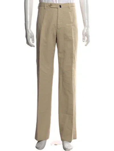 Pre-owned Incotex Chinos In Neutrals
