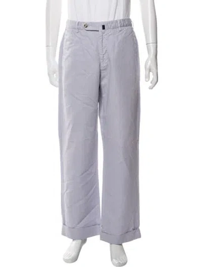 Pre-owned Incotex Chinos In Purple