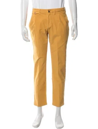 Pre-owned Incotex Chinos In Yellow