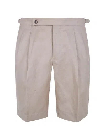 Incotex Classic Chino Trousers In Brown