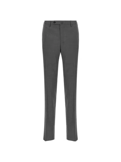 Incotex Classic Chino Trousers In Gray