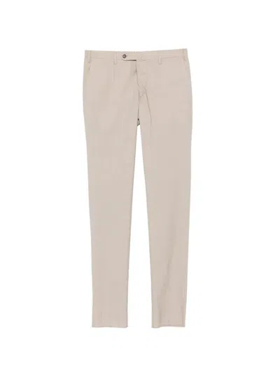 Incotex Classic Chino Trousers In Neutral