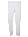 Incotex Classic Straight-leg Trousers With Belt Loops In White
