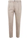 Incotex Classic Trousers Clothing In Brown