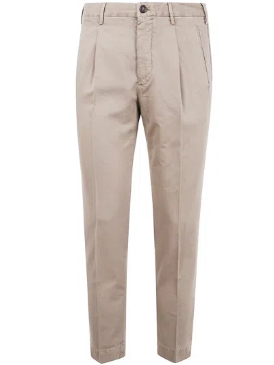 Incotex Classic Trousers Clothing In Brown