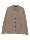 Incotex Cardigan Mit Knopfverschluss In Brown