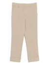 Incotex Concealed-fastening Trousers In Neutral