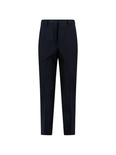 Incotex Concealed-fastening Tailored Trousers In Black