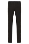 Incotex Vichy-patterned Trousers In Black