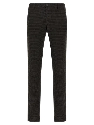 Incotex Cool Wool Pants In Brown