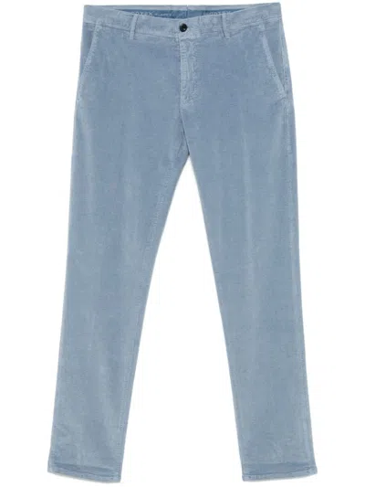 Incotex Corduroy Chinos In Blue