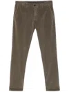 Incotex Corduroy Chinos In Grey