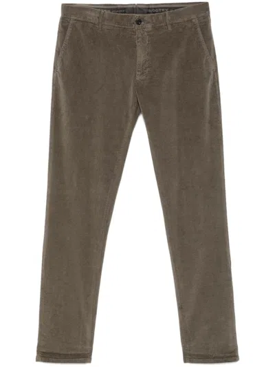 Incotex Corduroy Chinos In Grey
