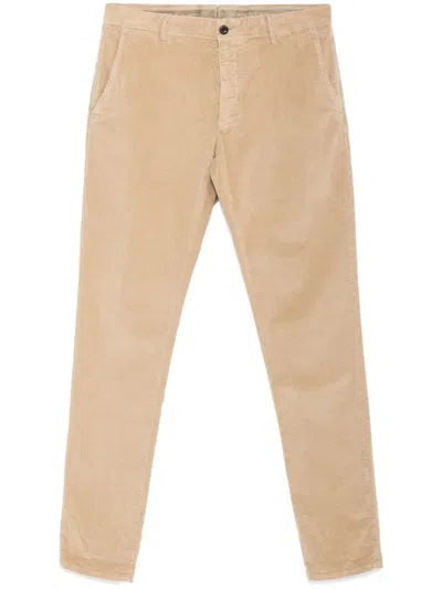 Incotex Corduroy Chinos In Brown