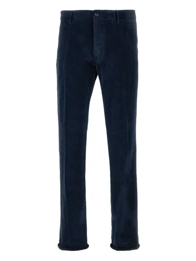 INCOTEX CORDUROY COTTON-BLEND TROUSERS