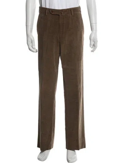 Pre-owned Incotex Corduroy Pants In Neutral