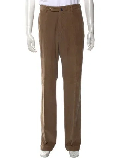 Pre-owned Incotex Corduroy Pants In Neutrals