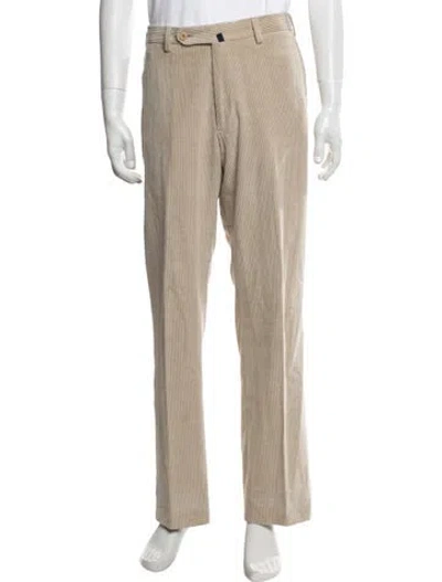 Pre-owned Incotex Corduroy Pants In Neutrals