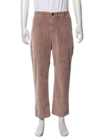 Pre-owned Incotex Corduroy Pants In Pink