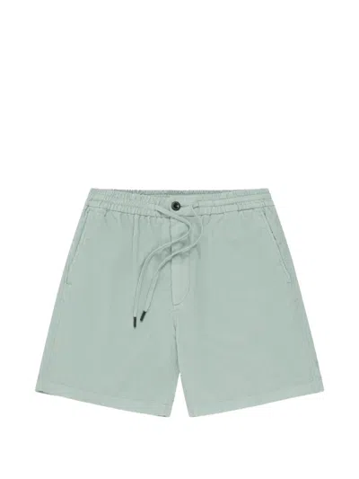 Incotex Corduroy Shorts In Green